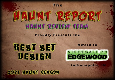 Haunt Report 2021 Award for Best Set Design