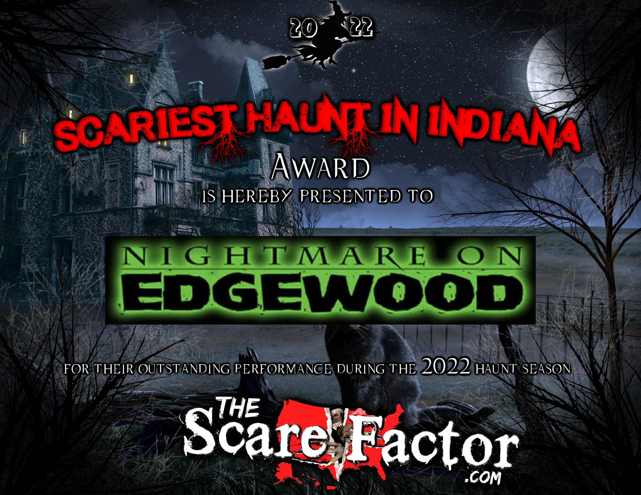 Scariest Haunt in Indiana Awarded by The Scare Factor