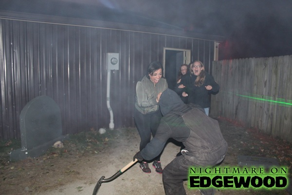 Nightmare on Edgewood shovel man