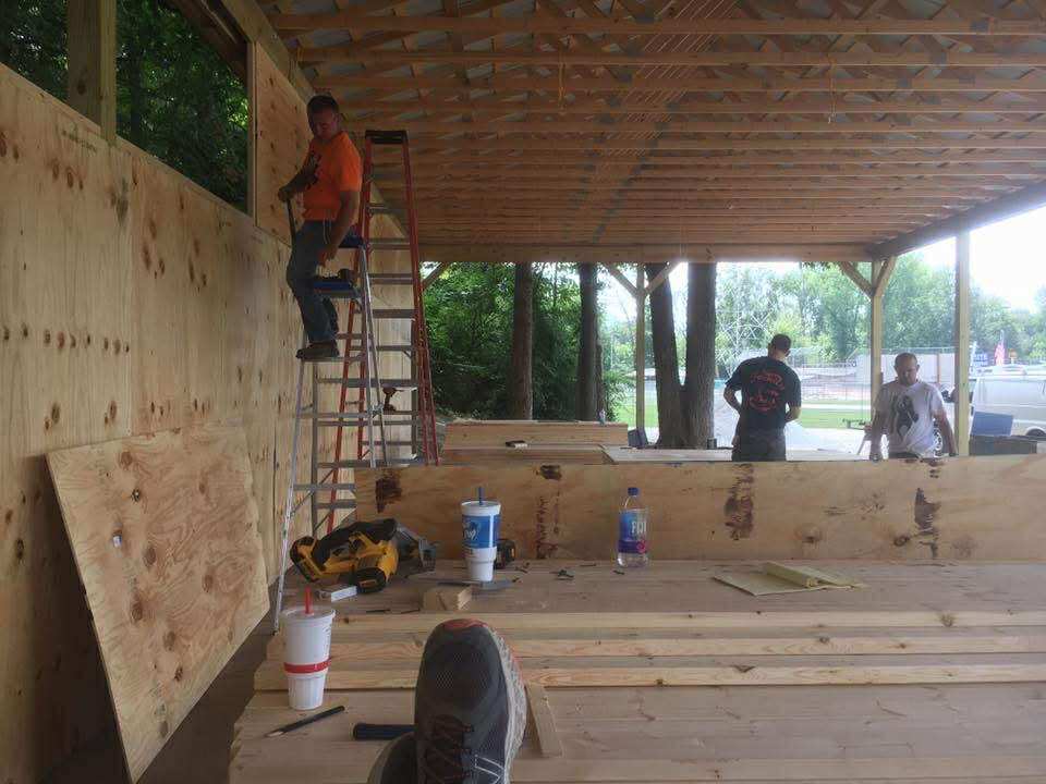 Nightmare on Edgewood build at little league