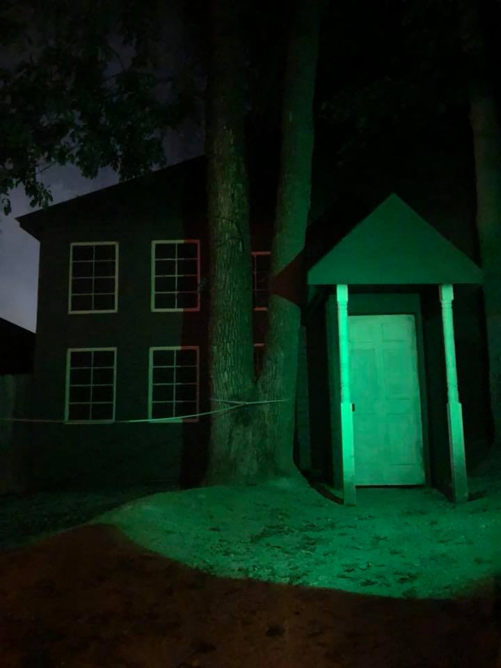 little league Nightmare on Edgewood house facade