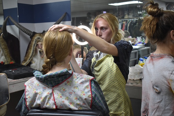 Nightmare on Edgewood makeup room
