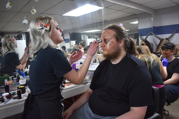 Nightmare on Edgewood makeup chair