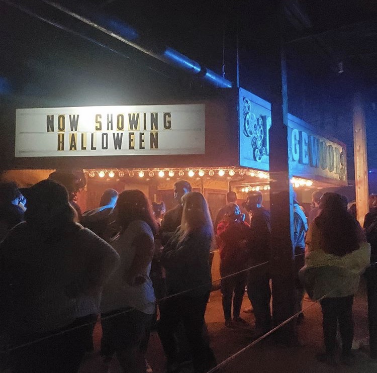 Nightmare on Edgewood theater facade