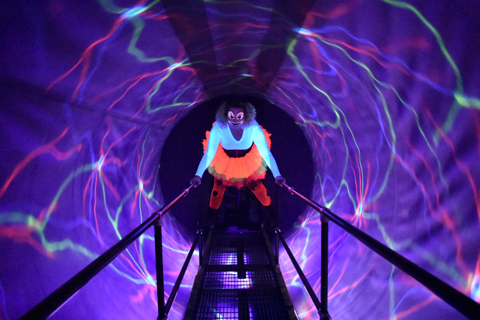 Nightmare on Edgewood clown tunnel