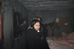 Dressing in costume for Halloween at Nightmare on Edgewood