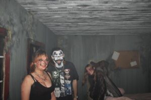Dressing in costume for Halloween at Nightmare on Edgewood