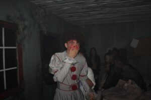 Dressing in costume for Halloween at Nightmare on Edgewood