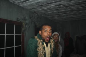 Dressing in costume for Halloween at Nightmare on Edgewood